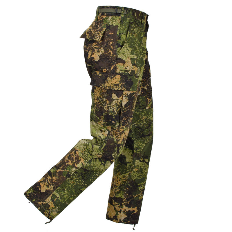 Mil-Tec Militares de los pantalones de campo BDU R/S BANSERS Camuflaje Cintura ajustable