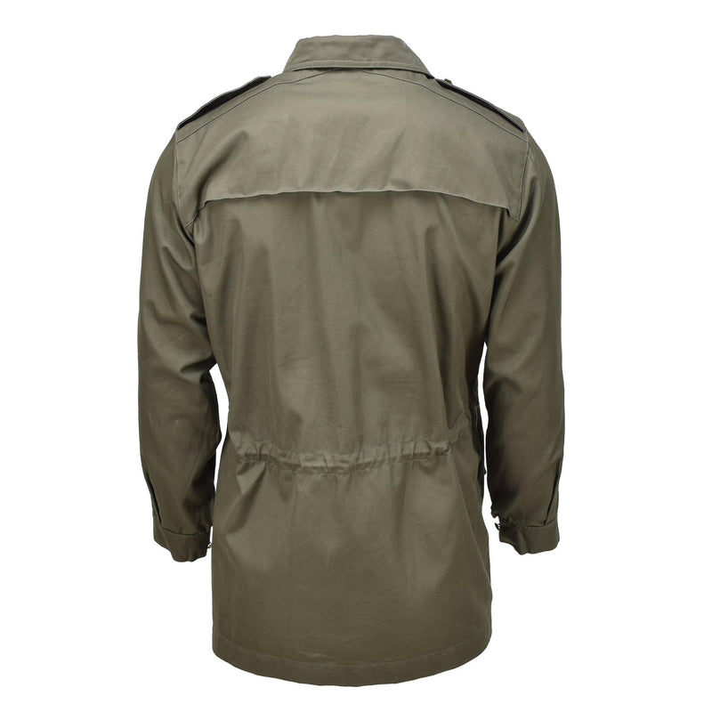 Parka militar italiano original parka desmontable chaqueta acolchada chaqueta de campo oliva nueva