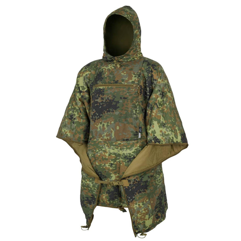 Helikon-tex swagman roll poncho encapuchado protección de lluvia liviana hamaca