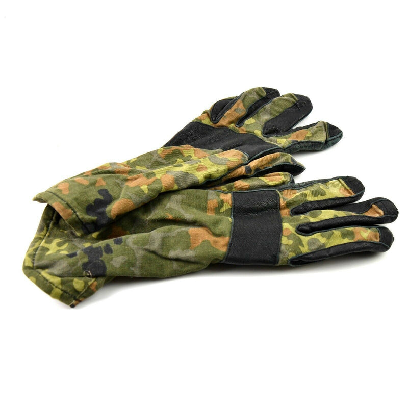 El verdadero ejército alemán Flecktarn camufla de camuflaje Guantes de combate de BW con todo propósito