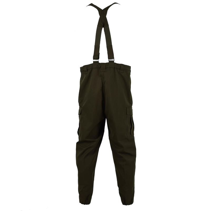 Pantalones de combate del ejército austriaco genuino Olive Military OD En general con aparatos ortopédicos nuevos