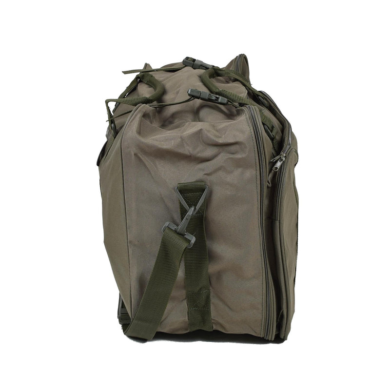 Genuine italiano del ejército italiano Bag 60L ESERCITO LOGO CORRES AJUSTABLE OLIVE