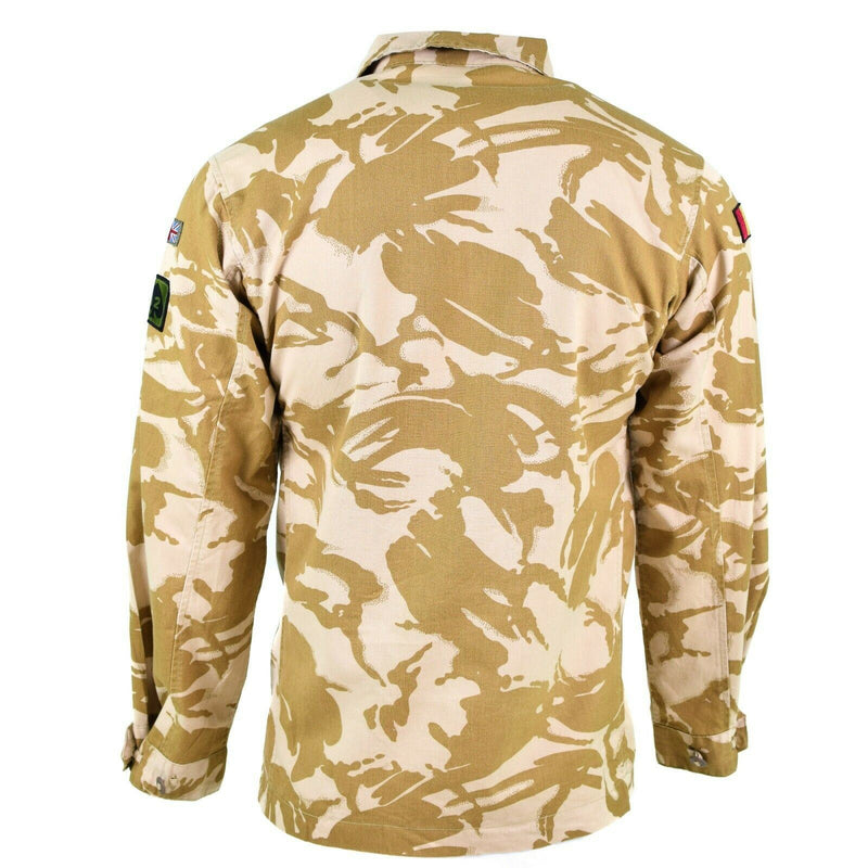 Combate del ejército británico original Combate Desert Camiseta de camisa de campo de campo ligero