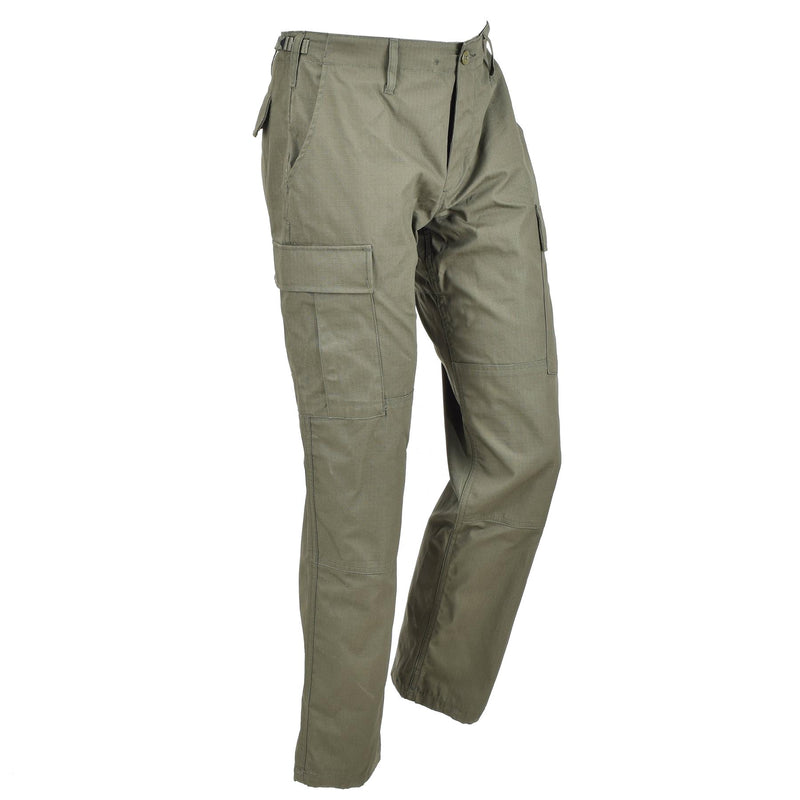 Mil-Tec Brand Ejército de EE. UU. Olive Bdu Pants de campo Tropas Ripstop pantalones