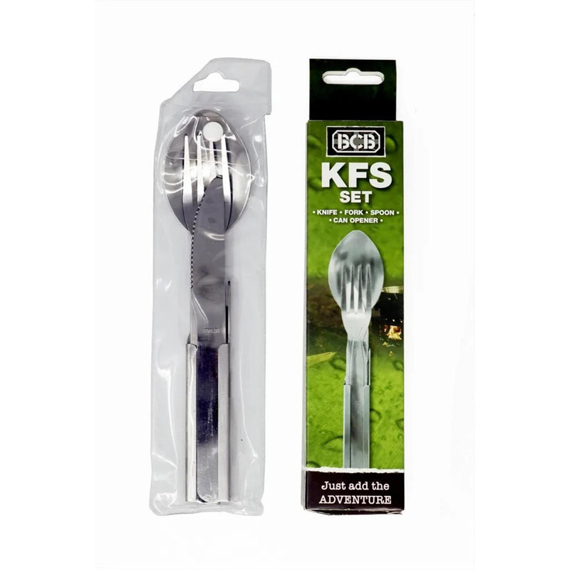 BCB KFS Set Camping Knife Spote Spoon Integrated CAN APROLER DURBRADO DISEÑO