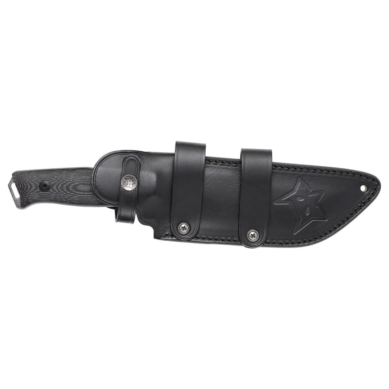 Fox Knives Fox Native Bushcraft FX-611 cuchillo fijo de cuchillo de acero inoxidable D2