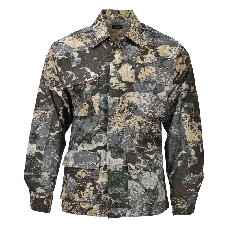 MIL-TEC MILITAR US BDU Field Tactical Jacket R/S Camuflage Uniforme RIPSTOP