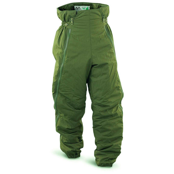 Pantalones del ejército sueco genuino M90 pantalones térmicos verdes clima frío