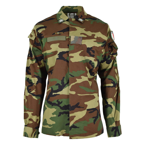 Chaqueta de combate militar de Italia original Italia de combate liviano Camufaporito Ejército Surfplus nuevo