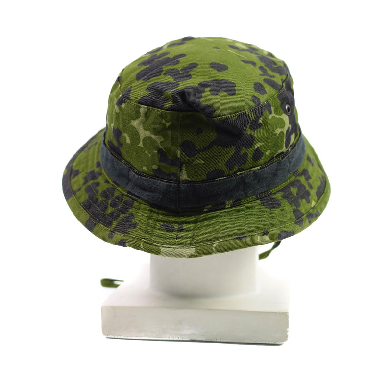 Genuino ejército danés Boonie Hat Military M84 Flecktarn CAMO JUNGLE CAPA de verano