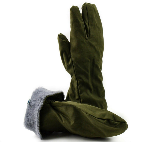 Guantes de guantes de invierno del ejército checo original. Mittens de activación militar checa