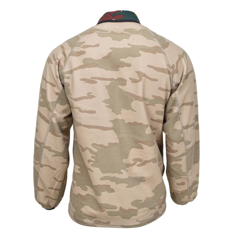 Chaqueta de vellón del ejército belga original reversible windstopper bdu jigsaw jersey