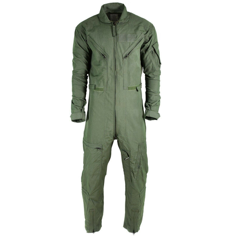 Genuino USAF USAF USAF CWU-27/P Traje de vuelo Green Nomex Resistir