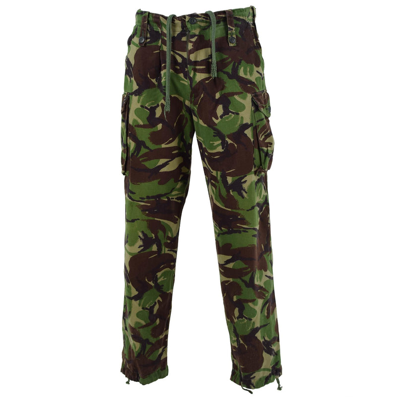 Pantalones del ejército británico original Temperate DMP Woodland Combat Bdu pantalones excedentes