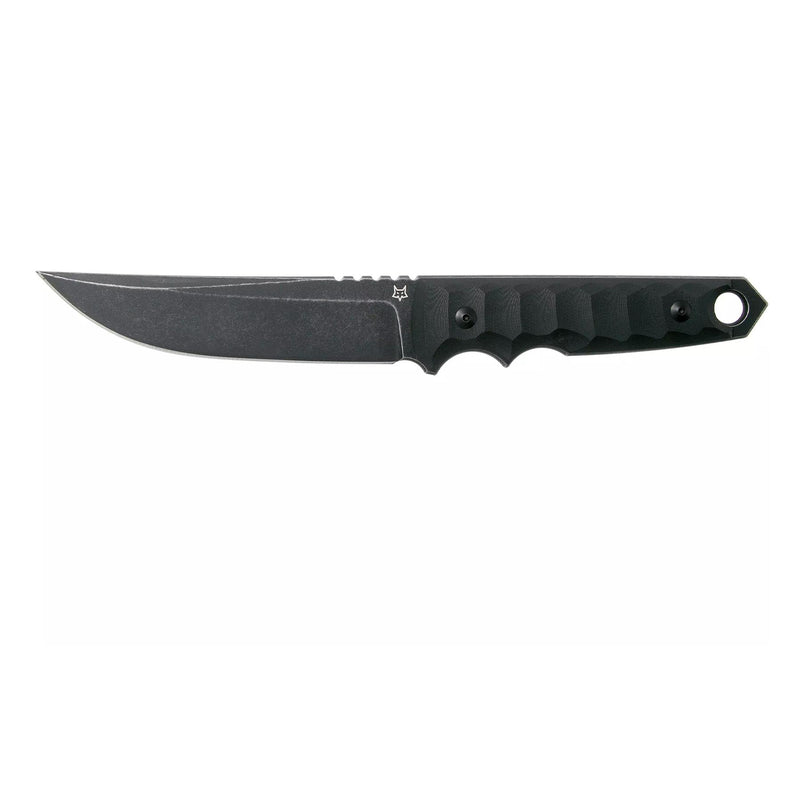 Fox Knives Ryu Tactical Modificado Tanto Forma Fijar cuchilla Fijar Stone Stone Black