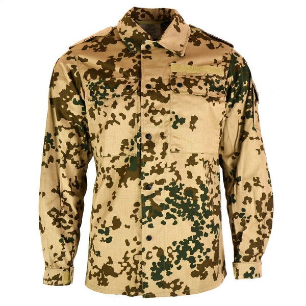 Camisa del ejército alemán original Desert Tropic Tropic Camo Field Combat Jacket BW Ejército