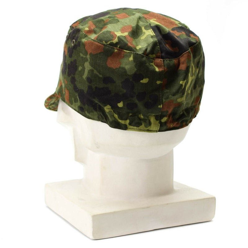 Genuino original de la fuerza aérea del ejército alemán Flecktarn Camo Peak Hat Military Nuevo