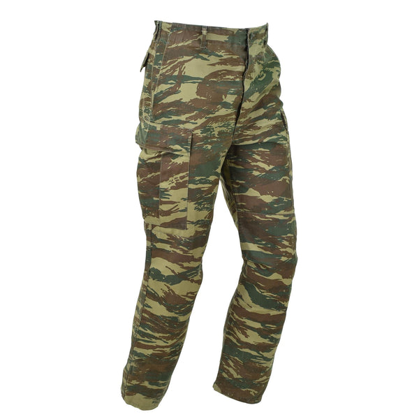 Pantalones del ejército griego original Pantalones Lizard Camuflage Grecia Surfulidad Militares Pantalones