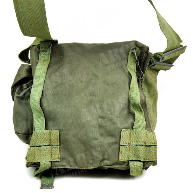 Máscara de gas de la era militar polacas genuinas polacas OM-14 Carrying Bag Shoulder Pouch