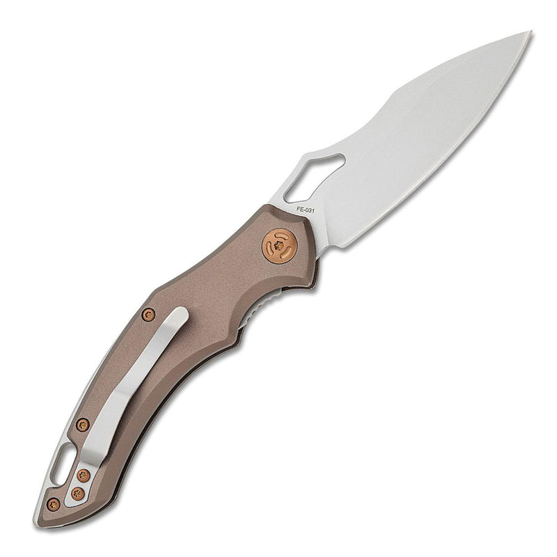 Fox Knives Sparrow Punte de bolsillo plegable Punto de caída de acero inoxidable 9CR13