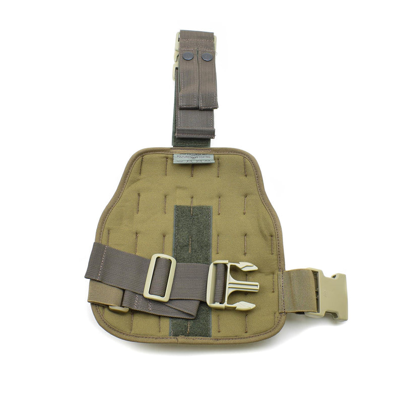 Plataforma original de la pierna de la pierna de la pierna del ejército holandés nylon coyote molle 2 revista bolsas