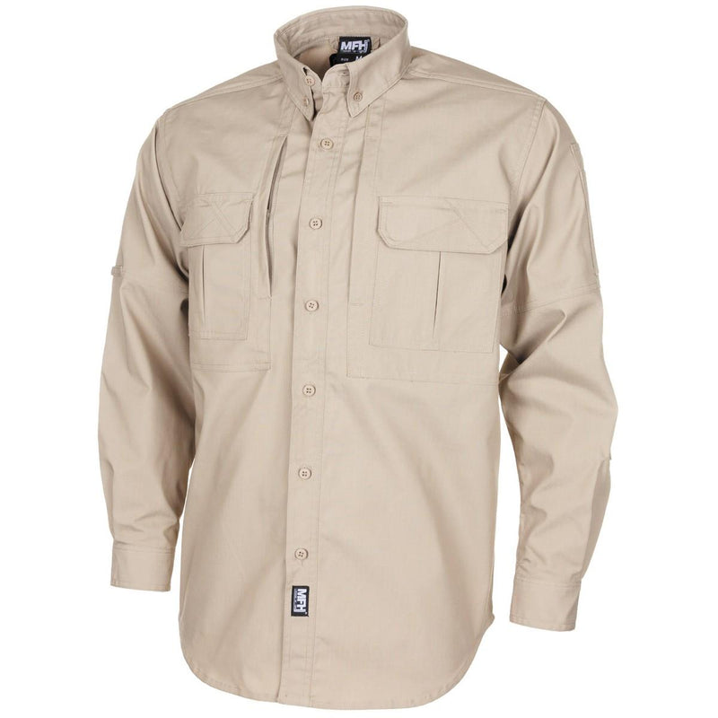 Camisas de estilo militar de la marca MFH CACHI TACTICAL RIPSTOP TEFLON LIGHTWEight recubierto