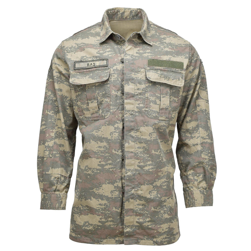 Camisas militares turcas originales Ripstop táctico liviano táctico desierto camuflaje