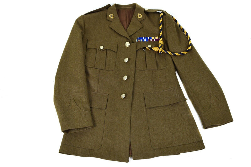 Chaqueta militar británica original Problema de uniforme militar caqui nuevo