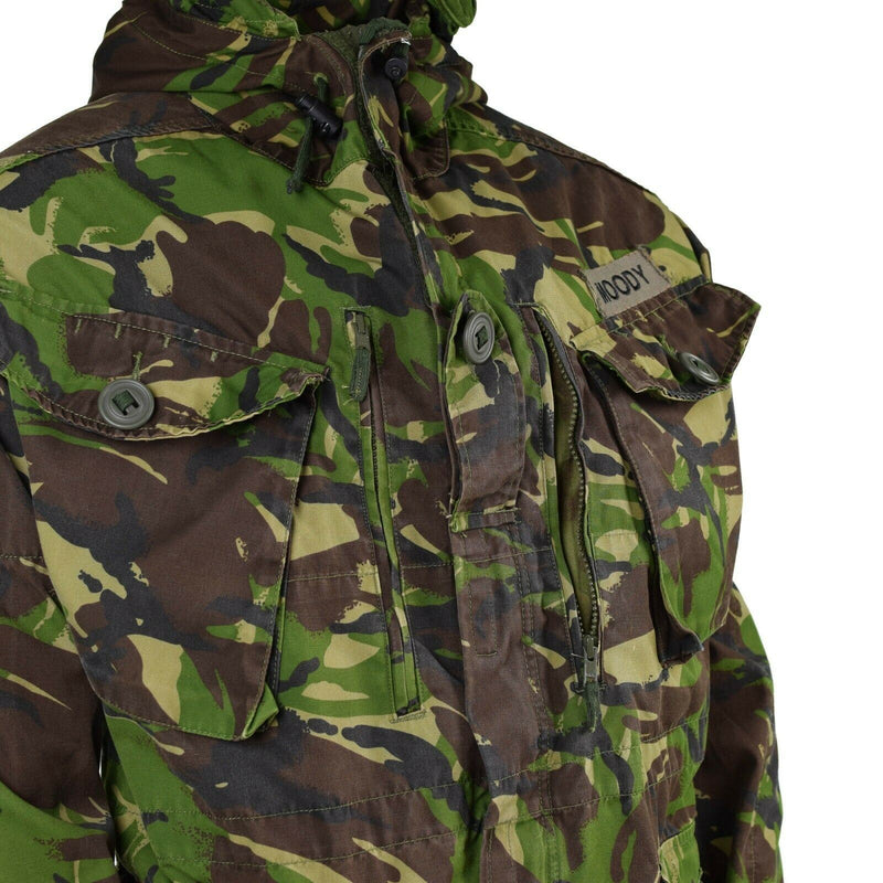 Combate militar del ejército británico original DPM Jacket de campo Parka Smock a prueba de viento