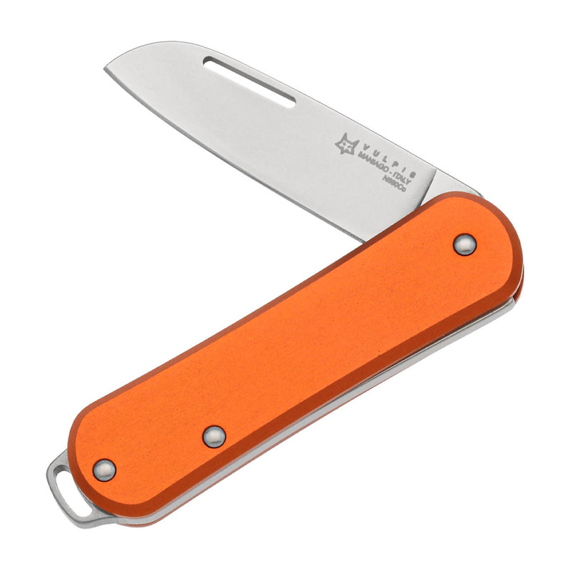 Fox Knives Vulpis FX-VP108 o navaja de bolsillo plegable Acero inoxidable N690CO Naranja