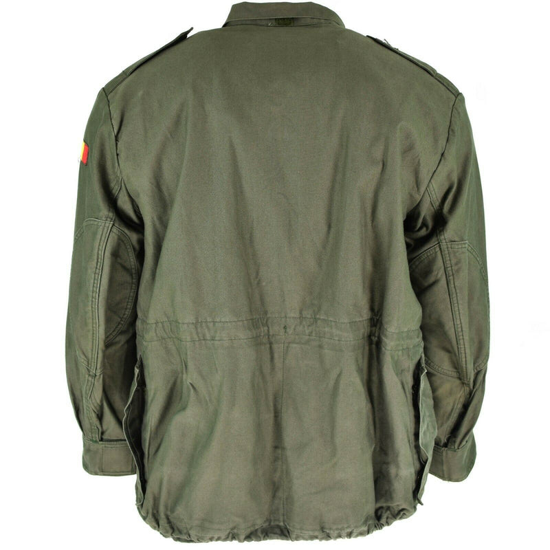 Jaqueta de campo del ejército belga genuino M64 Algodón militar de algodón impermeable Olive OD