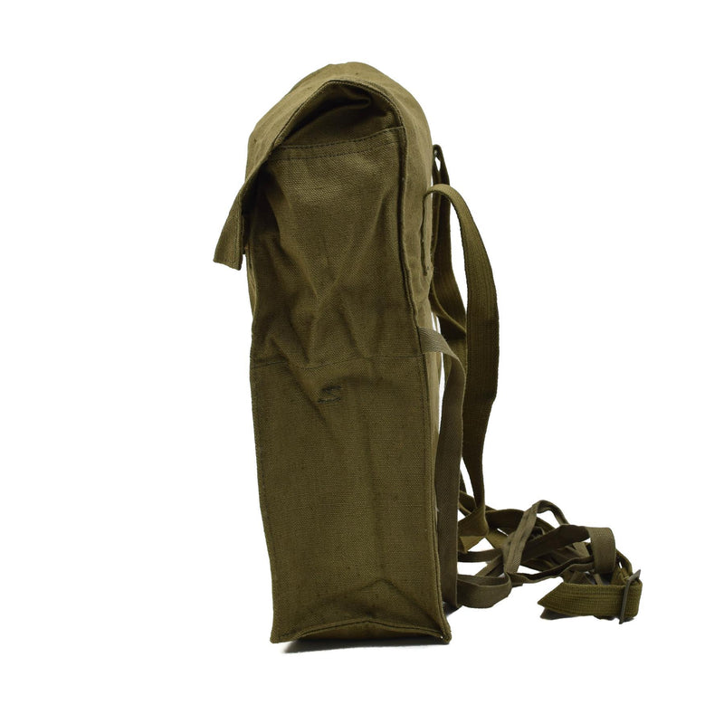 Bolso de hombro militar checo original Botones de aleta práctica de aleta