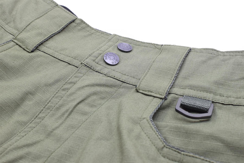 Marca MFH Pantalones cortos de estilo militar Bermudas Sturdy Cotton Ripstop Uniforme de oliva Nuevo