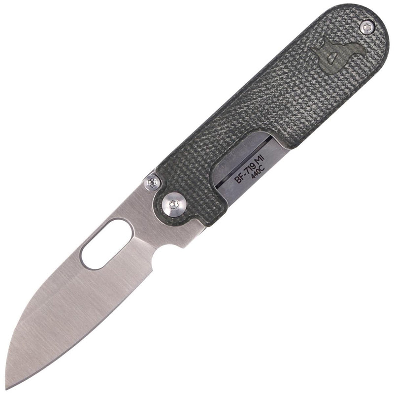 Fox Knives Brand Bean Gen2 Camsilla de bolsillo plegable Satinado Satinado Recubierto 440C Acero inoxidable