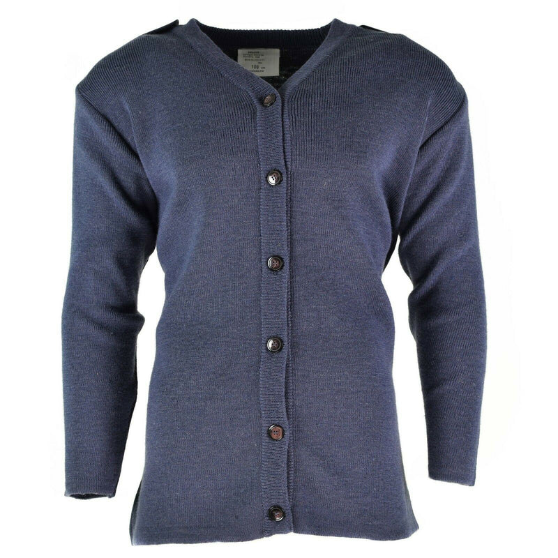 Original del ejército británico Cardigan Air Fuerza Aérea RAF Sétera de mujer Gray Blue Gray