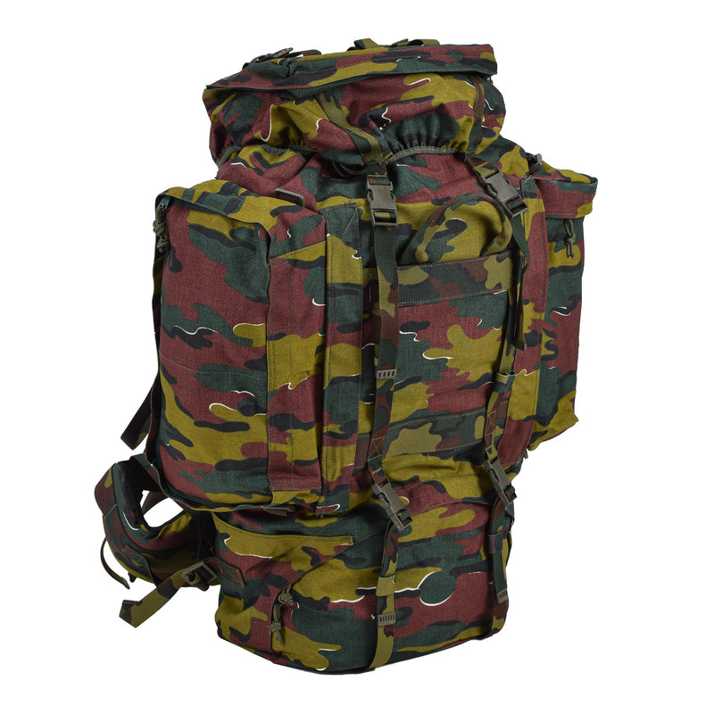 Original belga militar 120L mochila táctica jigsaw camufla