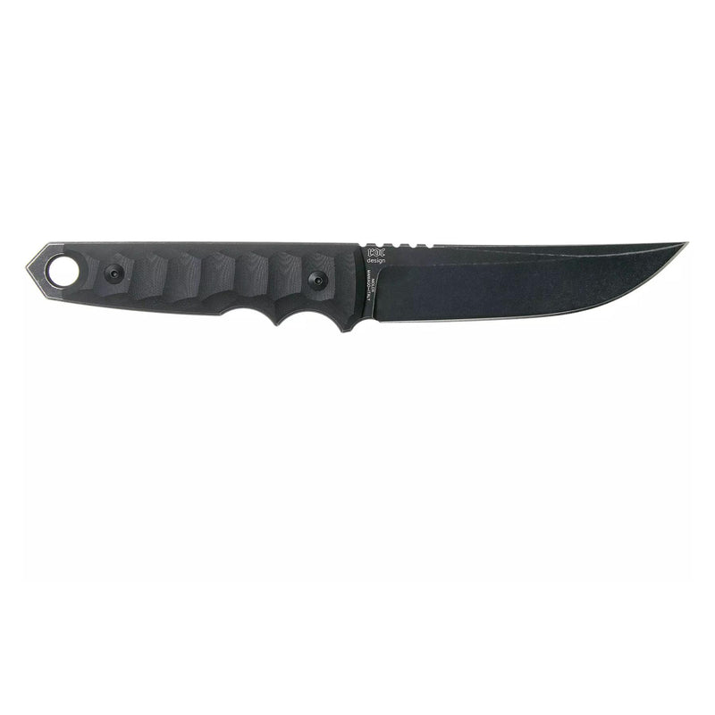 Fox Knives Ryu Tactical Modificado Tanto Forma Fijar cuchilla Fijar Stone Stone Black