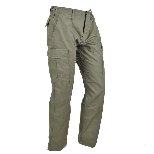 Mil-Tec Brand Ejército de EE. UU. Olive Bdu Pants de campo Tropas Ripstop pantalones