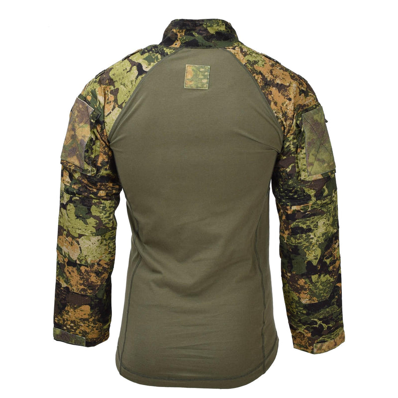 Camisas tácticas de campo mil-tec manga larga camuflaje transpirable ligero