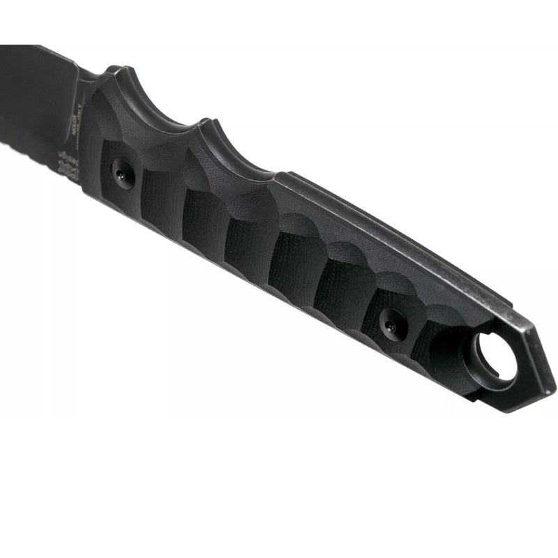 Fox Knives Ryu Tactical Modificado Tanto Forma Fijar cuchilla Fijar Stone Stone Black