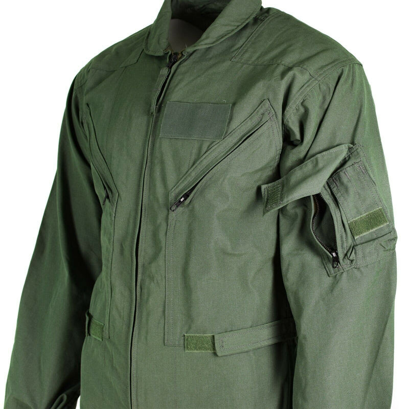 Genuino USAF USAF USAF CWU-27/P Traje de vuelo Green Nomex Resistir