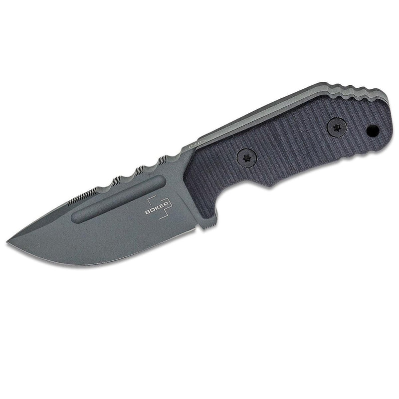 Boker más pequeño Dvalin Black Cuchillo fijo D2 Cuchillo táctico de acero inoxidable EDC EDC