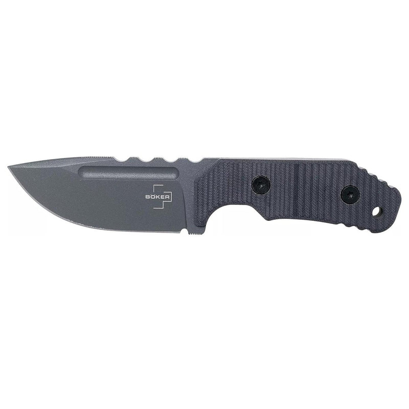 Boker más pequeño Dvalin Black Cuchillo fijo D2 Cuchillo táctico de acero inoxidable EDC EDC