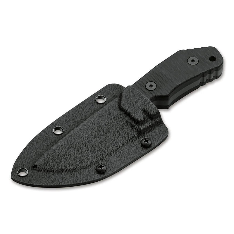 Boker más pequeño Dvalin Black Cuchillo fijo D2 Cuchillo táctico de acero inoxidable EDC EDC