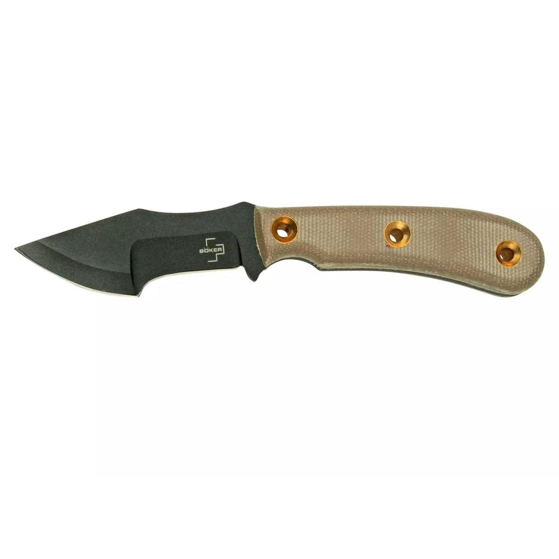 Boker Plus Micro Tracker Hool de supervivencia EDC de cuchilla de acero de acero de carbono 1095