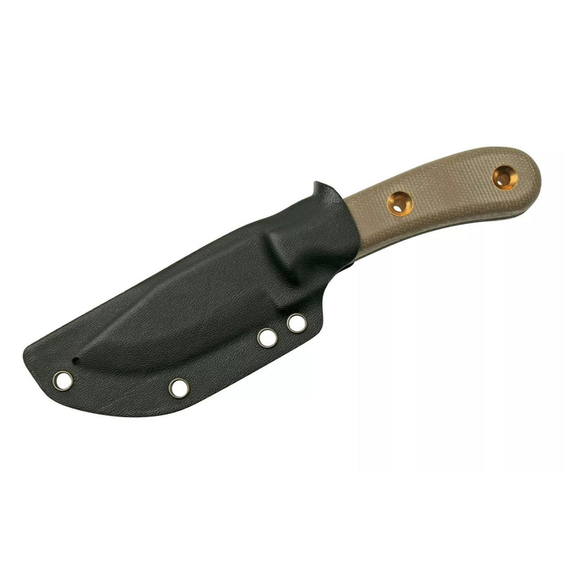 Boker Plus Micro Tracker Hool de supervivencia EDC de cuchilla de acero de acero de carbono 1095