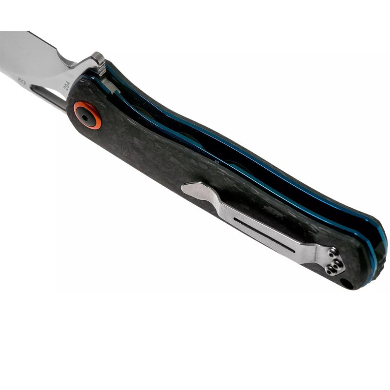 Boker más Nebulia de bolsillo D2 Cuchilla plegable de acero inoxidable Manija de carbono