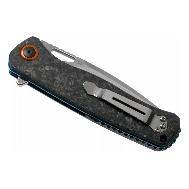 Boker más Nebulia de bolsillo D2 Cuchilla plegable de acero inoxidable Manija de carbono