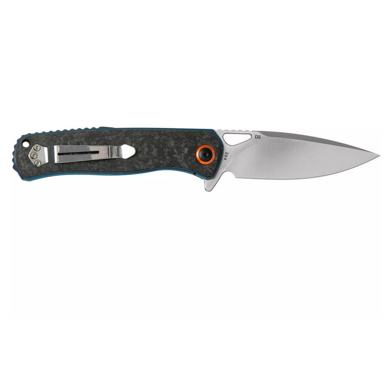 Boker más Nebulia de bolsillo D2 Cuchilla plegable de acero inoxidable Manija de carbono