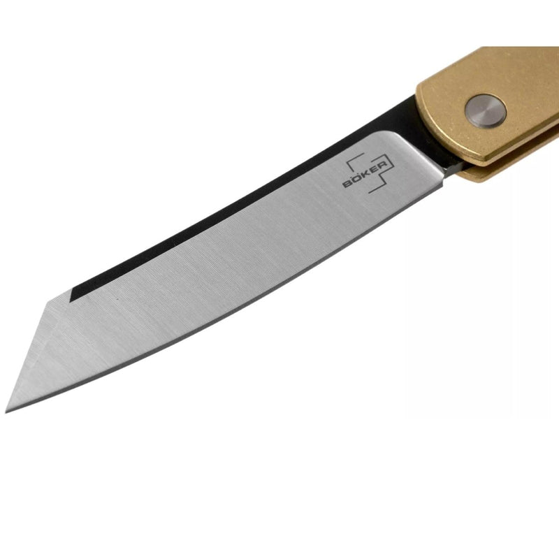 Boker más Zenshin 42 NIPO DE POLECTO DE LATRO 440C Cuchillo plegable de acero inoxidable